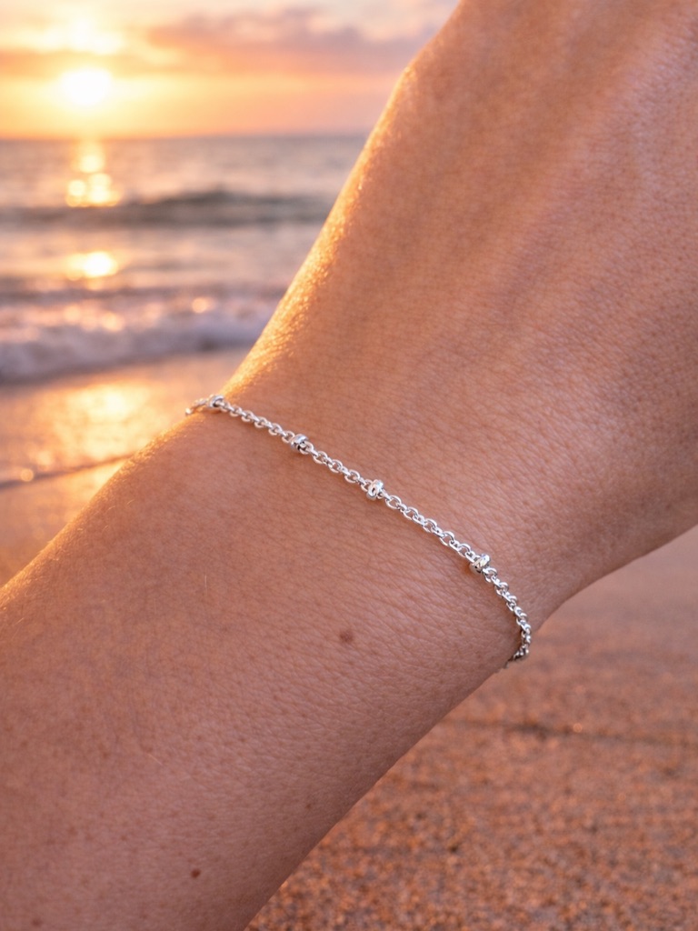 22mm Satellite Chain Custom Bracelet S925 34$